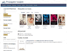 Tablet Screenshot of ksiazkiwsieci.pl